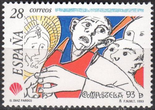 Poštová známka Španielsko 1993 Umenie,  Isaac Diaz Pardo Mi# 3115