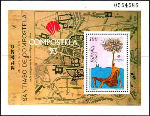 Poštová známka Španielsko 1993 Umenie, Eugenio Granell Mi# Block 54