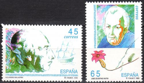 Poštové známky Španielsko 1993 Osobnosti Mi# 3125-26