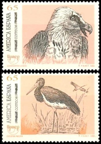 Poštové známky Španielsko 1993 Vtáci Mi# 3128-29