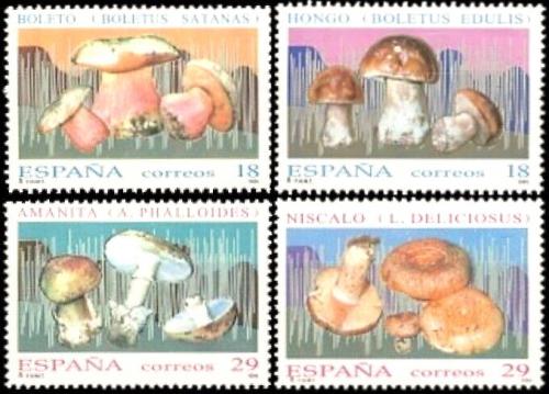 Poštové známky Španielsko 1994 Huby Mi# 3140-43