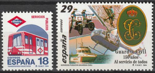 Poštové známky Španielsko 1994 Výroèí Mi# 3179-80