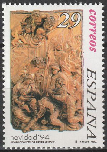Poštová známka Španielsko 1994 Vianoce, umenie Mi# 3192