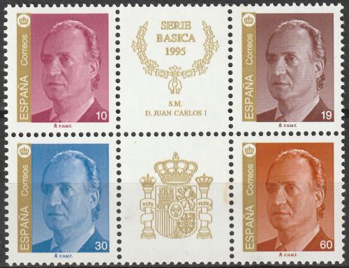 Poštové známky Španielsko 1995 Krá¾ Juan Carlos I. Mi# 3193-94,3234-35