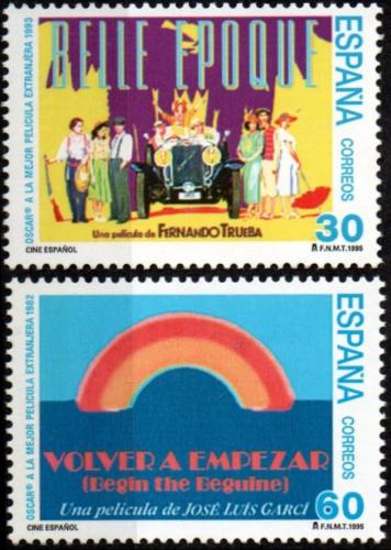 Poštové známky Španielsko 1995 Španìlský film Mi# 3195-96