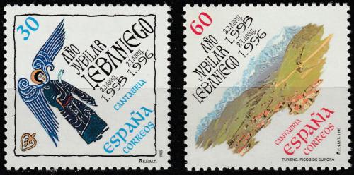 Poštové známky Španielsko 1995 Kláštor Liébana Mi# 3210-11