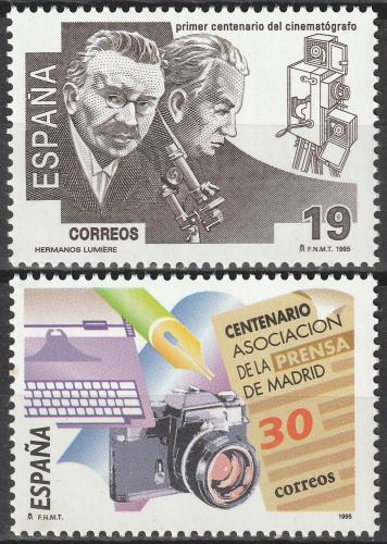 Poštové známky Španielsko 1995 Výroèí Mi# 3218-19