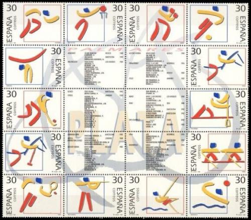 Poštové známky Španielsko 1995 Olympijské hry Mi# 3220-33