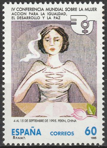 Poštová známka Španielsko 1995 Svìtová konference žen v Pekingu Mi# 3240