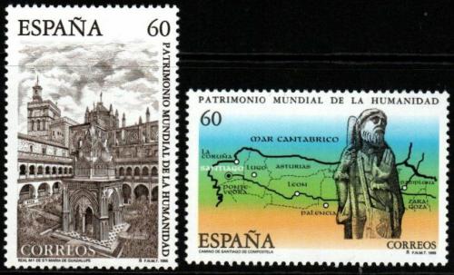 Poštové známky Španielsko 1995 Dìdictví UNESCO Mi# 3243-44