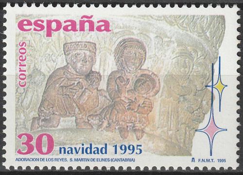Poštová známka Španielsko 1995 Vianoce Mi# 3253