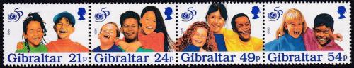 Poštové známky Gibraltár 1996 UNICEF, 50. výroèie Mi# 770-73 Kat 5.50€