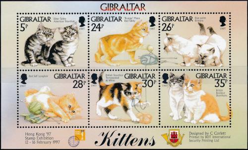 Poštové známky Gibraltár 1997 Ko�ata Mi# 787-92 Kat 6.50€