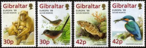 Poštové známky Gibraltár 1999 Európa CEPT, národní parky Mi# 852-55 Kat 8€