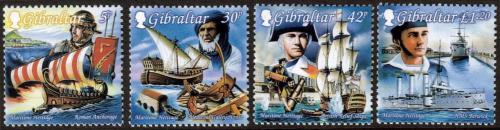 Poštové známky Gibraltár 1999 Dìjiny námoønictví Mi# 871-74 Kat 8€