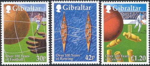 Poštové známky Gibraltár 1999 Šport Mi# 890-92 Kat 7€