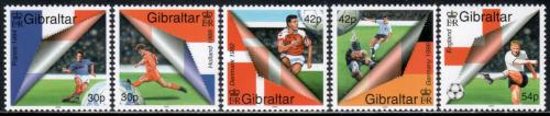 Poštové známky Gibraltár 2000 ME ve futbale Mi# 909-13 Kat 9.50€