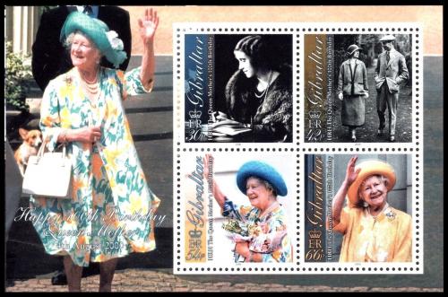 Poštové známky Gibraltár 2000 Krá¾ovna Alžbeta II. Mi# Block 42 Kat 8€