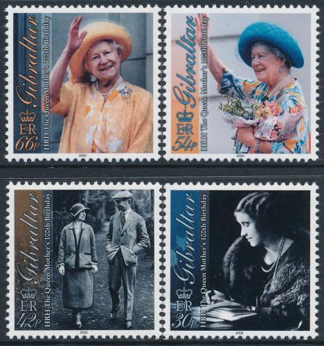 Poštové známky Gibraltár 2000 Krá¾ovna Alžbeta II. Mi# 934-37 Kat 8€