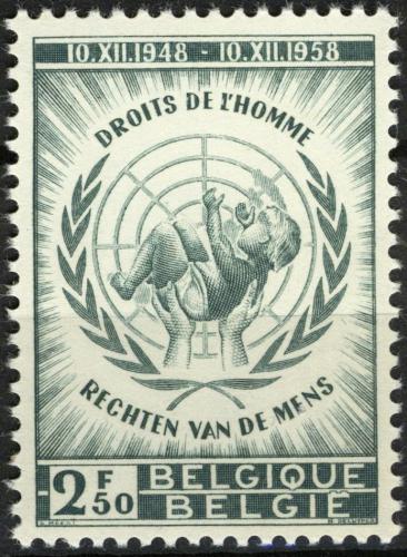 Poštová známka Belgicko 1958 Deklarace lidských práv, 10. výroèie Mi# 1142