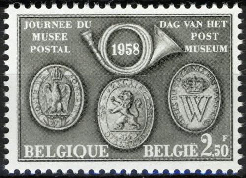 Poštová známka Belgicko 1958 Den Poštovního muzea Mi# 1093