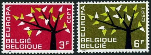 Potov znmky Belgicko 1962 Eurpa CEPT Mi# 1282-83 - zvi obrzok