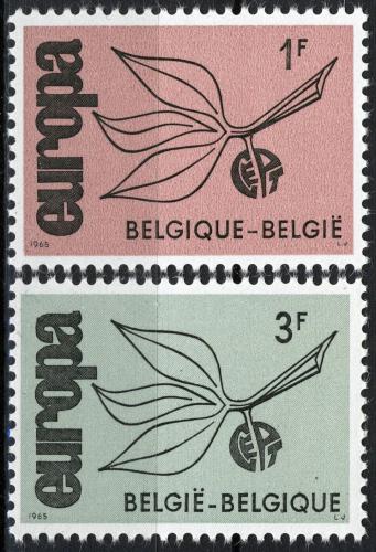 Poštové známky Belgicko 1965 Európa CEPT Mi# 1399-1400