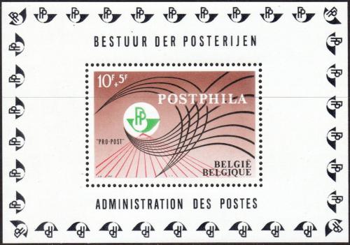 Potov znmka Belgicko 1967 Vstava Postphila Mi# Block 38