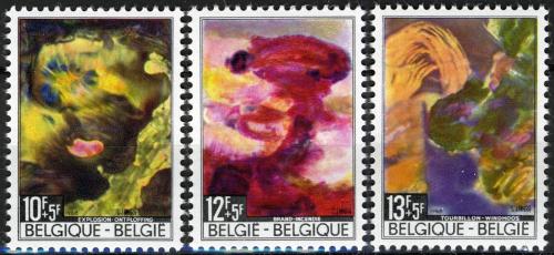 Potov znmky Belgicko 1968 Katastrofy, Pol Mara Mi# 1518-20 - zvi obrzok