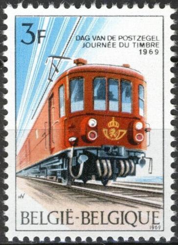 Potov znmka Belgicko 1969 Elektrick lokomotva Mi# 1545 - zvi obrzok