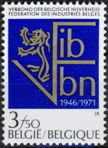 Potov znmka Belgicko 1971 Svaz belgickho prmyslu, 25. vroie Mi# 1661