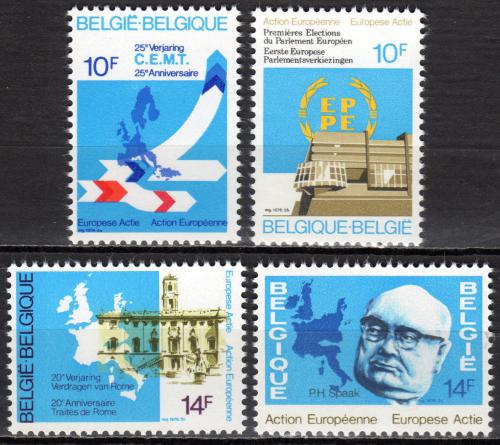 Poštové známky Belgicko 1978 Evropská výroèie Mi# 1936-39