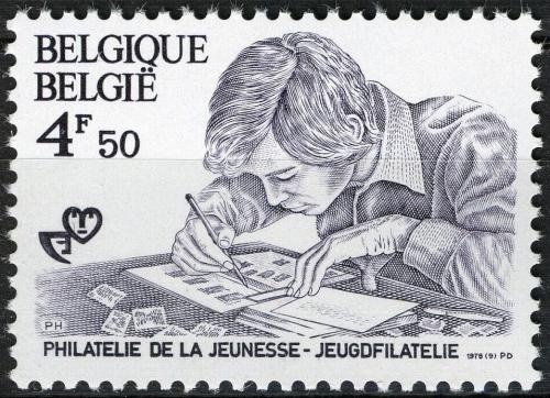 Poštová známka Belgicko 1978 Mládež a filatelie Mi# 1964