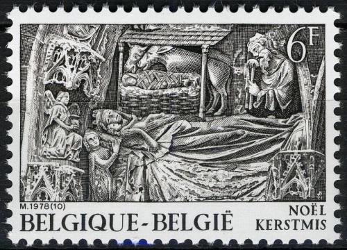 Poštová známka Belgicko 1978 Vianoce Mi# 1969