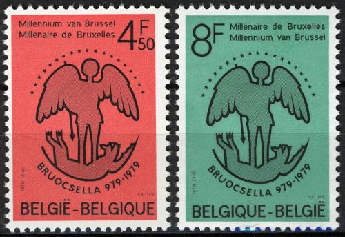 Poštové známky Belgicko 1979 Brusel, 1000. výroèie Mi# 1977-78