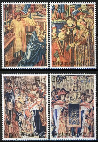 Poštové známky Belgicko 1979 Gobelíny Mi# 1984-87