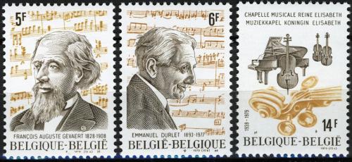 Poštové známky Belgicko 1979 Hudba Mi# 2003-05