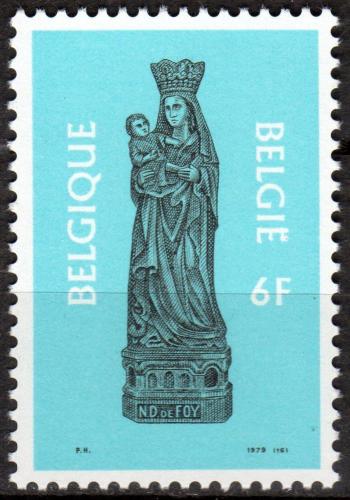 Poštová známka Belgicko 1979 Vianoce, socha Panny Marie Mi# 2006