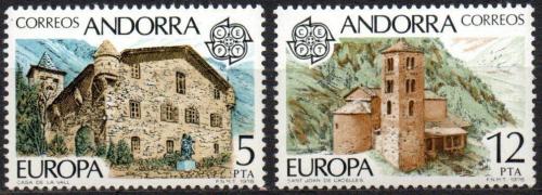 Potov znmky Andorra p. 1978 Eurpa CEPT, pamtky Mi# 115-16