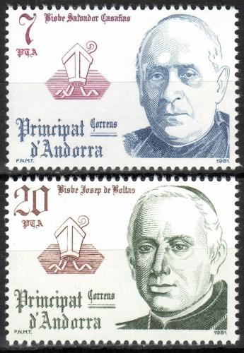 Poštové známky Andorra Šp. 1981 Španielska knížata Mi# 144-45