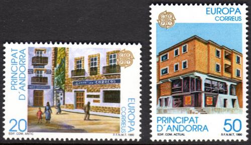 Poštové známky Andorra Šp. 1990 Európa CEPT, pošta Mi# 214-15