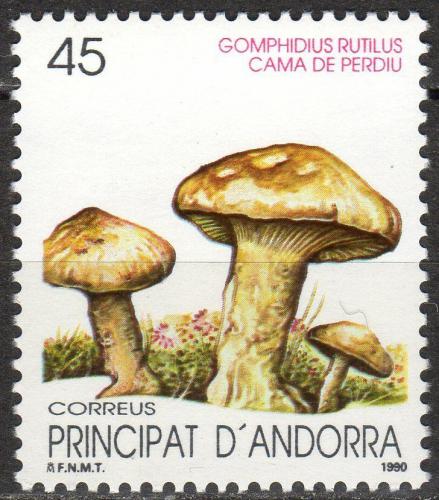Poštová známka Andorra Šp. 1990 Slizák lepkavý Mi# 216