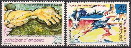 Poštové známky Andorra Šp. 1991 Šport Mi# 219-20