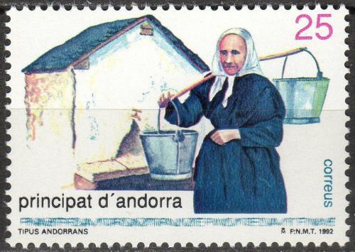 Poštová známka Andorra Šp. 1992 Selka Mi# 225