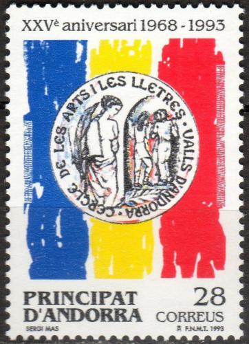Poštová známka Andorra Šp. 1993 Peèe� a národní barvy Mi# 234