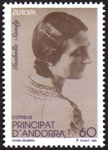 Poštová známka Andorra Šp. 1996 Európa CEPT, slavné ženy Mi# 248