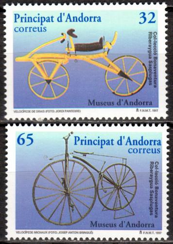 Poštové známky Andorra Šp. 1997 Stará kola Mi# 251-52