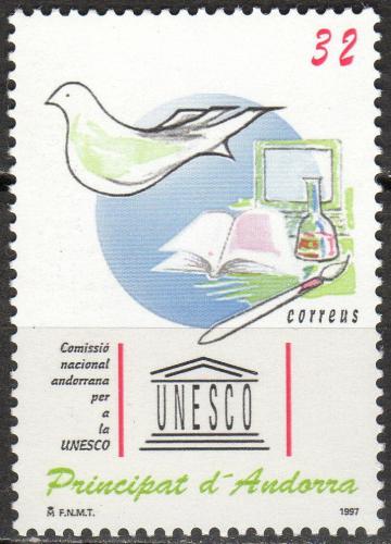 Poštová známka Andorra Šp. 1997 UNESCO Mi# 254