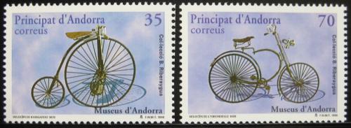 Poštové známky Andorra Šp. 1998 Stará kola Mi# 257-58