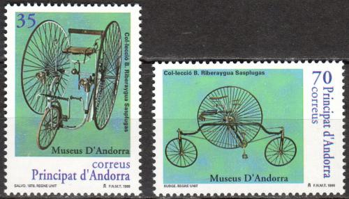 Poštové známky Andorra Šp. 1999 Stará kola Mi# 263-64